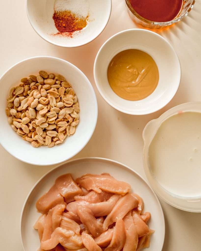 chicken in peanut sauce