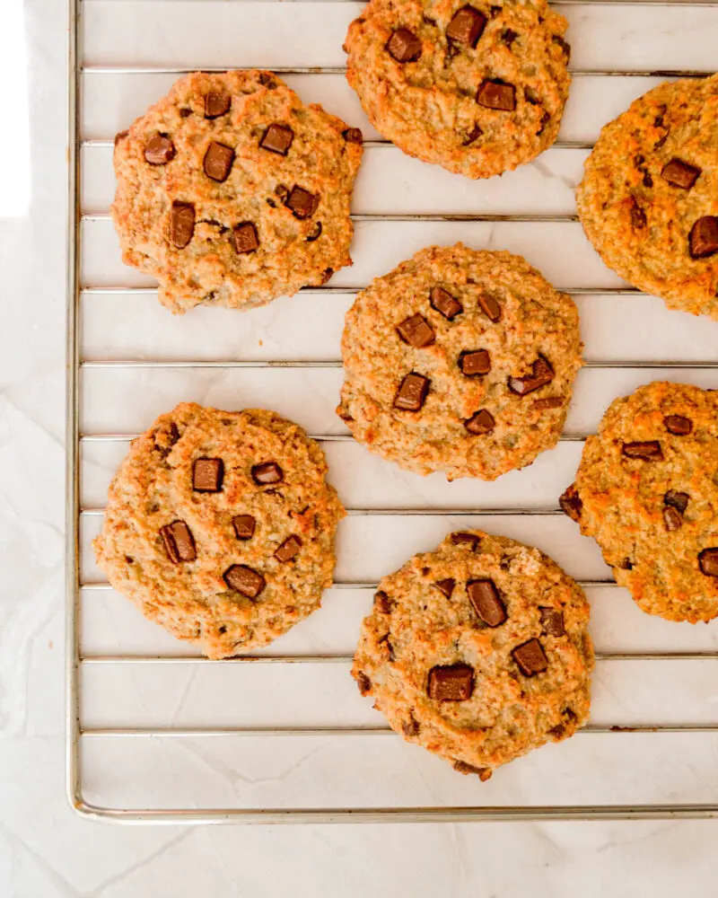 vegan banana cookies