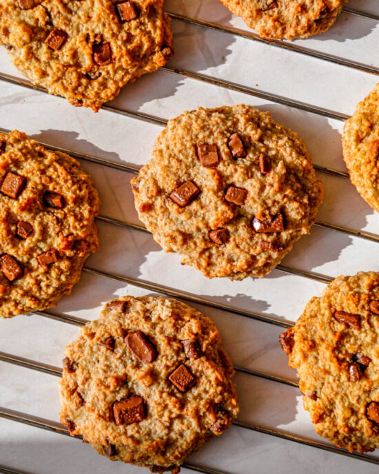 vegan banana cookies