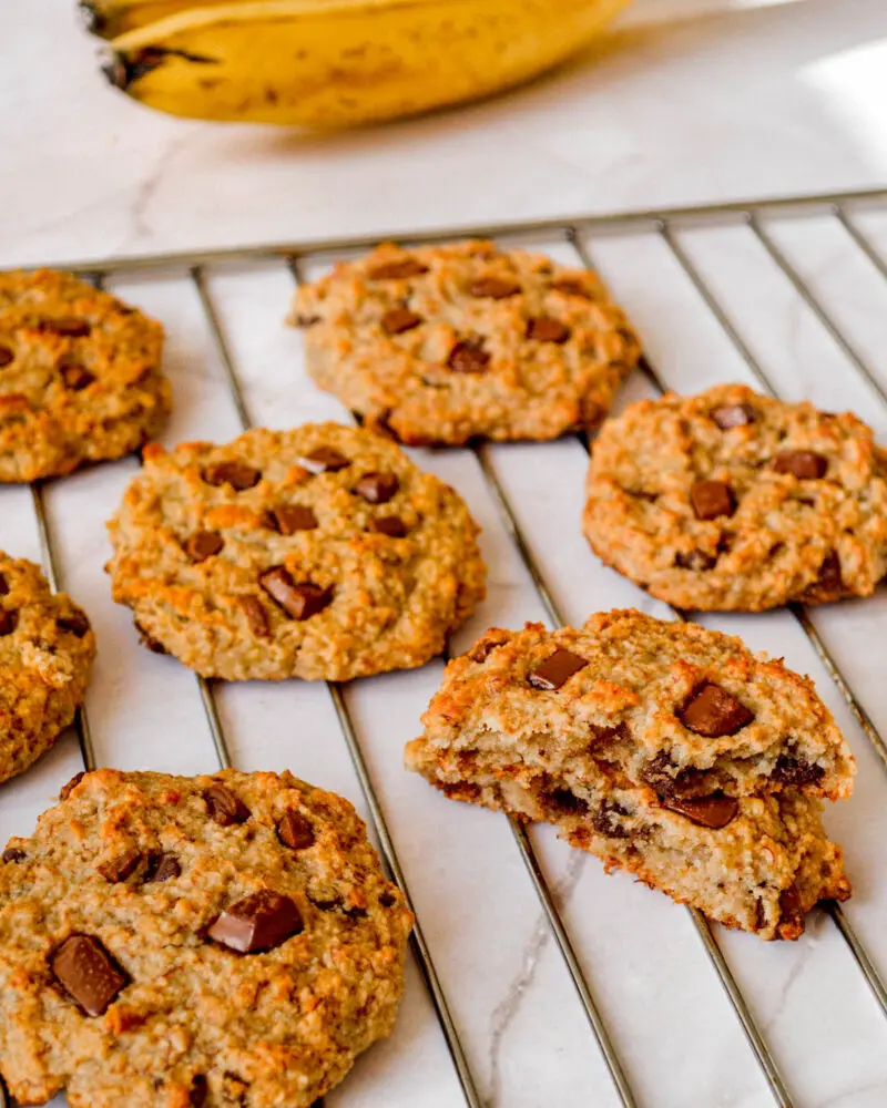 vegan banana cookies